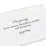 Pyrrha-Prosperity Signature Attraction Charm-Necklaces-Oxidized Sterling Silver, Pyrite-Blue Ruby Jewellery-Vancouver Canada