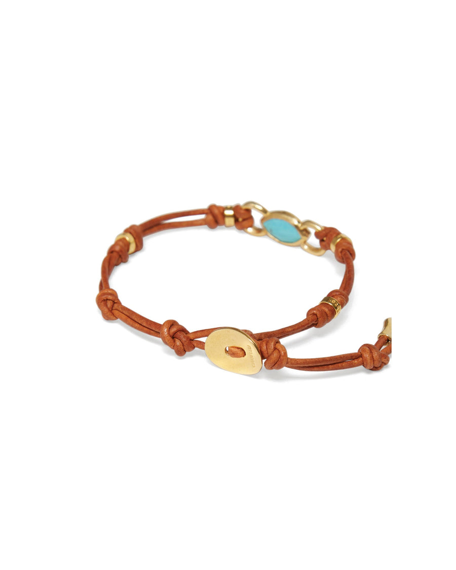 Chan Luu Reina Single Wrap Bracelet Blue Ruby Jewellery Canada