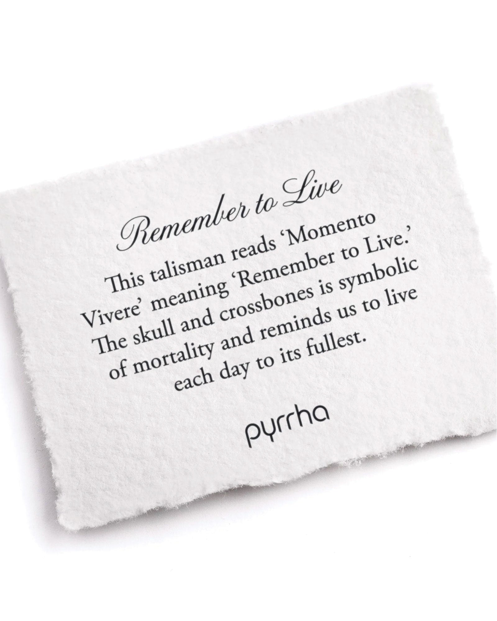 Pyrrha-Remember To Live Necklace-Necklaces-Blue Ruby Jewellery-Vancouver Canada