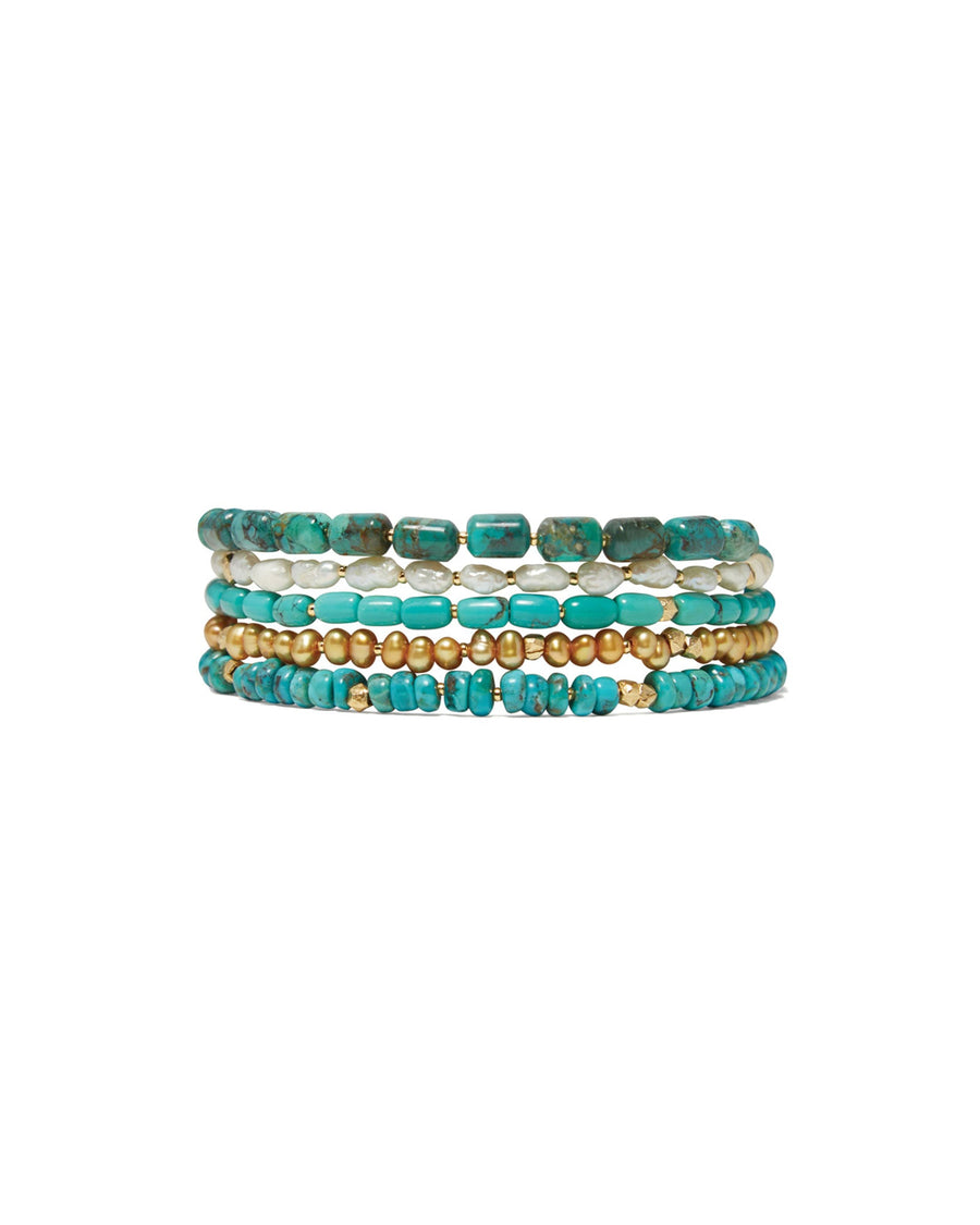 Chan Luu Rivera Wrap Bracelet Blue Ruby Jewellery Canada