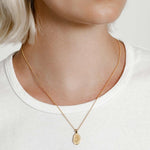 Wolf Circus-Rose Necklace-Necklaces-14k Gold-fill Gold Plated-Blue Ruby Jewellery-Vancouver Canada