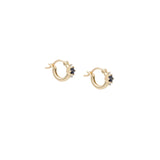 Adina Reyter-Sapphire + Diamond Trio Huggie Hoops-Earrings-14k Yellow Gold-Blue Ruby Jewellery-Vancouver Canada