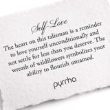 Pyrrha-Self Love Talisman-Necklaces-Bronze-Blue Ruby Jewellery-Vancouver Canada