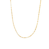 Leah Alexandra Fine-Shimmer Necklace-Necklaces-10k Yellow Gold-Blue Ruby Jewellery-Vancouver Canada