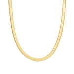 Luv AJ-Snake Chain Necklace-Necklaces-14k Gold Plated-Blue Ruby Jewellery-Vancouver Canada