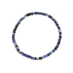 Finley & Wilder-Sodalite Stone Bracelet-Bracelets-Sodalite Beads, African Beads-Blue Ruby Jewellery-Vancouver Canada