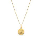 Leah Alexandra-St Christopher Necklace-Necklaces-14k Gold Vermeil, 14k Gold-fill-Blue Ruby Jewellery-Vancouver Canada