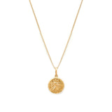 Leah Alexandra-St Christopher Necklace-Necklaces-14k Gold Vermeil, 14k Gold-fill-Blue Ruby Jewellery-Vancouver Canada