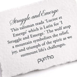 Pyrrha-Struggle and Emerge Necklace-Necklaces-Blue Ruby Jewellery-Vancouver Canada