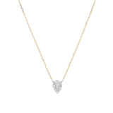 Adina Reyter-Super Tiny Solid Pavé Teardrop Necklace-Necklaces-14k Yellow Gold, Diamond-Blue Ruby Jewellery-Vancouver Canada