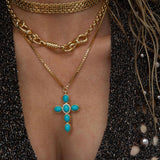 Luv AJ-The Dries Chain Necklace-Necklaces-18k Gold Plated-Blue Ruby Jewellery-Vancouver Canada