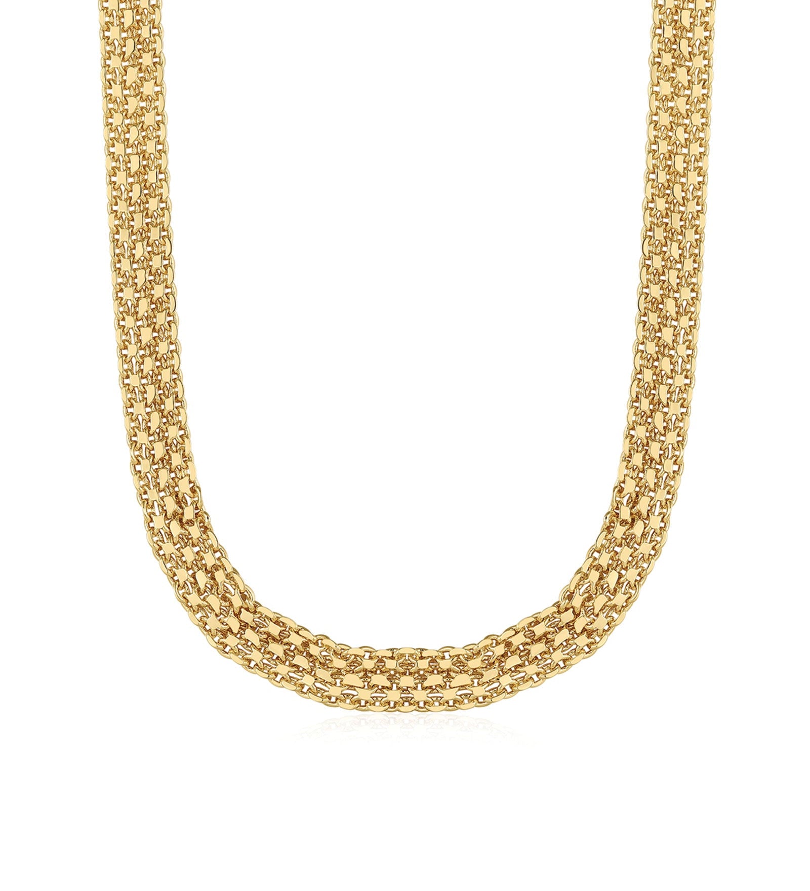 Luv AJ-The Dries Chain Necklace-Necklaces-18k Gold Plated-Blue Ruby Jewellery-Vancouver Canada