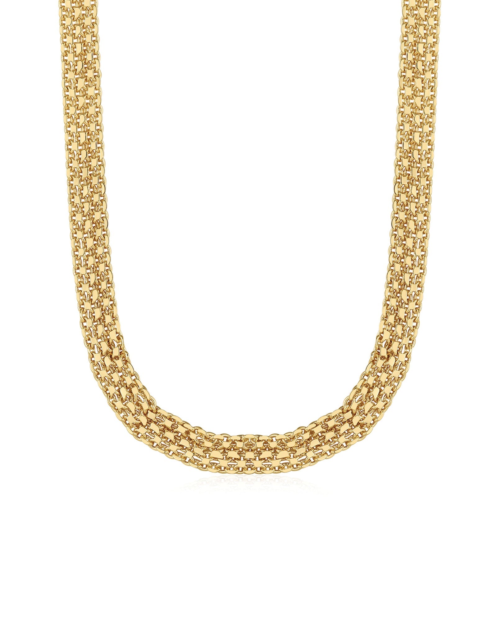 Luv AJ-The Dries Chain Necklace-Necklaces-18k Gold Plated-Blue Ruby Jewellery-Vancouver Canada