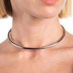 Alexis Bittar-Thin Necklace Collar-Necklaces-Rhodium Plated Brass-Blue Ruby Jewellery-Vancouver Canada