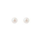 Poppy Rose-Three Drop Pearl Studs-Earrings-14k Gold Filled, Freshwater Pearls-Blue Ruby Jewellery-Vancouver Canada