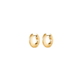 Jenny Bird-Toni Hinged Hoop Earrings I Small-Earrings-14k Gold Plated-Blue Ruby Jewellery-Vancouver Canada