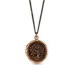 Pyrrha-Tree of Life Talisman-Necklaces-Bronze-Blue Ruby Jewellery-Vancouver Canada