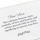 Pyrrha-True Love 14k Gold Talisman-Necklaces-14k Yellow Gold-Blue Ruby Jewellery-Vancouver Canada