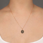 Pyrrha-True Love 14k Gold Talisman-Necklaces-14k Yellow Gold-Blue Ruby Jewellery-Vancouver Canada