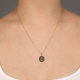 Pyrrha-True Love 14k Gold Talisman-Necklaces-14k Yellow Gold-Blue Ruby Jewellery-Vancouver Canada