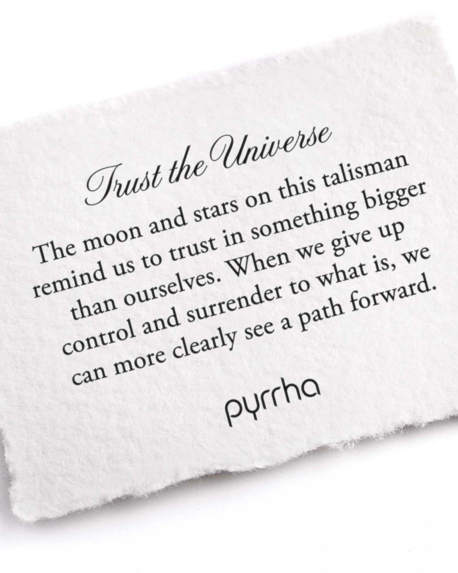 Pyrrha-Trust The Universe Talisman-Necklaces-Oxidized Sterling Silver-Blue Ruby Jewellery-Vancouver Canada