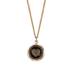 Pyrrha-You Live In My Heart 14k Signature Talisman-Necklaces-14k Yellow Gold-Blue Ruby Jewellery-Vancouver Canada