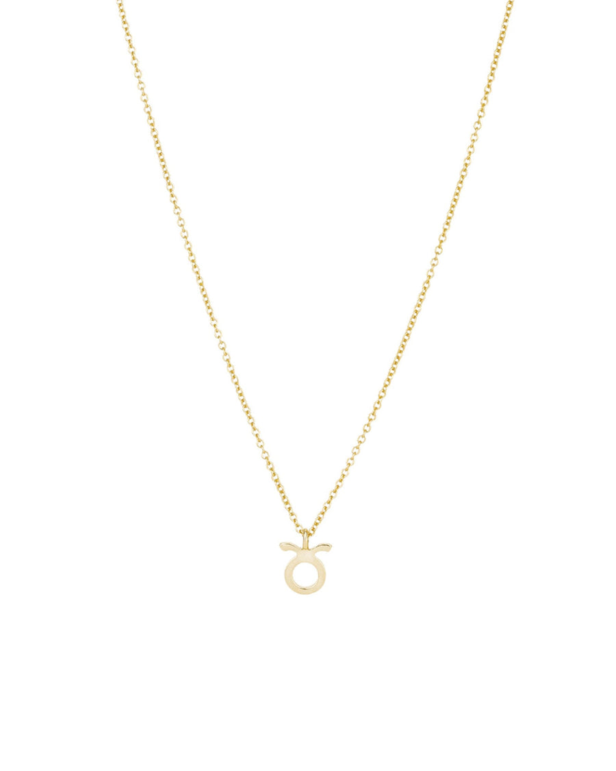 14K Yellow Gold Diamond Taurus Zodiac Charm Pendant – Maurice's Jewelers