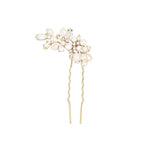 Olive & Piper-Zoe Hair Pin-Accessories-14k Gold Plated, Crystal-Blue Ruby Jewellery-Vancouver Canada